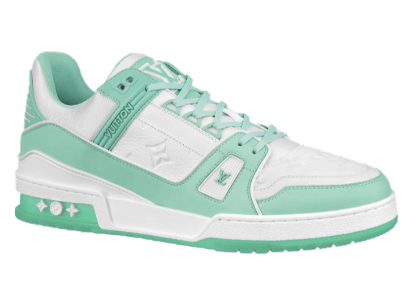 Buy Louis Vuitton Trainer 'Green White' 1A8KBS