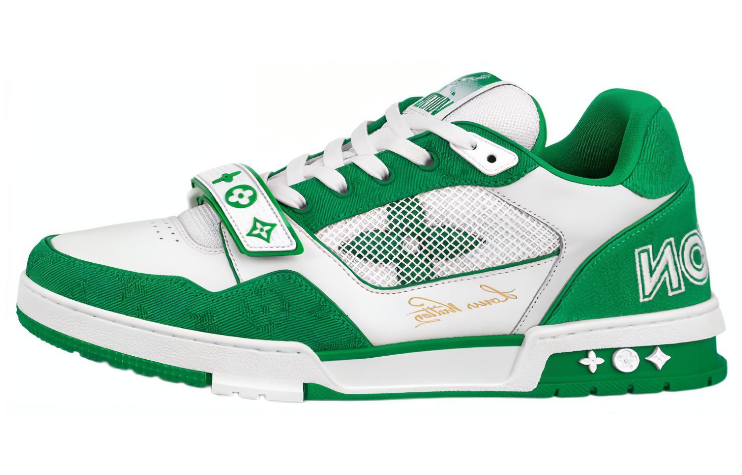 Buy Louis Vuitton Trainer 'Hijau Putih' 1ABLY3