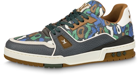 Louis Vuitton Trainer 'Kelabu Hijau Biru' 1AARYH Buy Louis Vuitton Trainer 'Kelabu Hijau Biru' 1AARYH