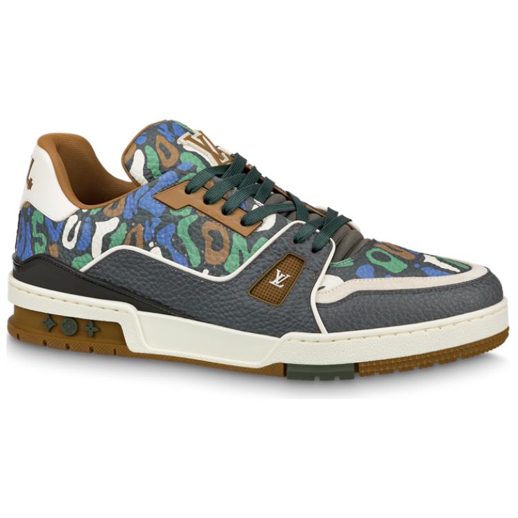 Order Louis Vuitton Trainer 'Gris Verde Azul' 1AARYH