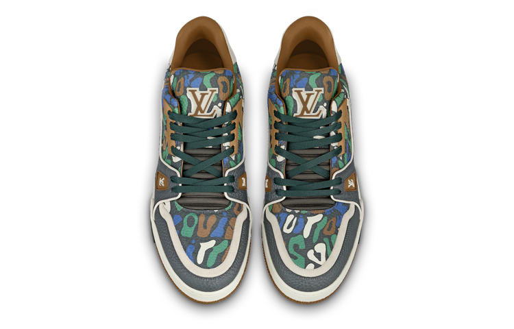 Lookbook Louis Vuitton Trainer 'Gris Verde Azul' 1AARYH
