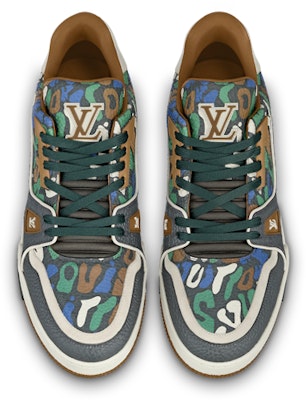 Louis Vuitton Trainer 'Gris Verde Azul' 1AARYH Lookbook Louis Vuitton Trainer 'Gris Verde Azul' 1AARYH