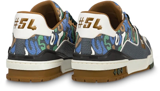 Louis Vuitton Trainer 'Kelabu Hijau Biru' 1AARYH Shop Louis Vuitton Trainer 'Kelabu Hijau Biru' 1AARYH