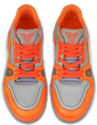 Louis Vuitton Trainer 'Grey Orange' 1AA6T7 Lookbook Louis Vuitton Trainer 'Grey Orange' 1AA6T7