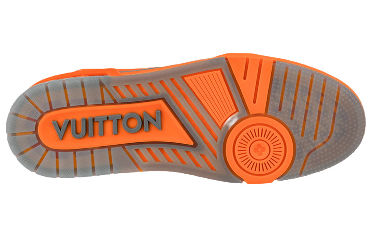 Purchase 루이비통 트레이너 그레이 오렌지 (Louis Vuitton Trainer Grey Orange) 1AA6T7