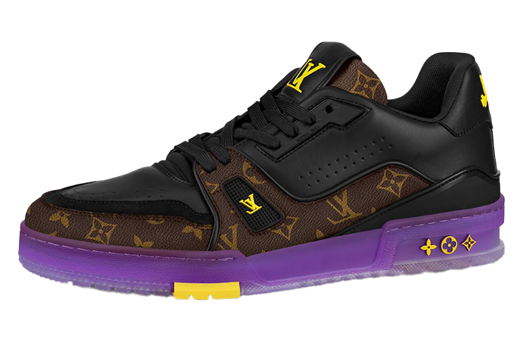 Lakers x Louis Vuitton LV Trainers 'Brown Monogram with Black Purple' 1A8WJ6