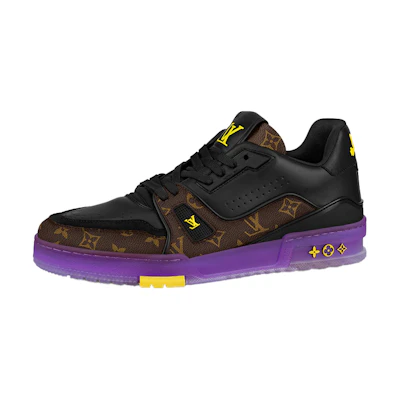 Lakers LV LV Trainers 'Brown Monogram with Black Purple'