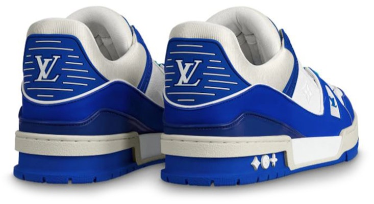 Louis Vuitton Trainer Sneakers 'Putih Biru' 1A813N Lookbook Louis Vuitton Trainer Sneakers 'Putih Biru' 1A813N