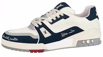 Louis Vuitton Trainer 'New York Exclusive - White Leather Low-Top' 1AC01Q Louis Vuitton Trainer 'New York Exclusive - White Leather Low-Top' 1AC01Q