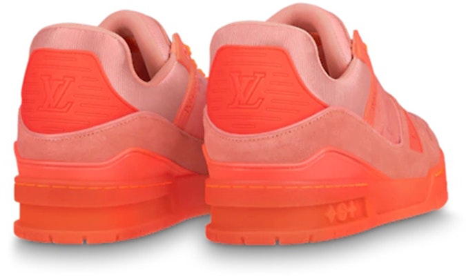 Louis Vuitton x Virgil Abloh Trainer Sneakers 'Virgil Peach' 1A8KCS Order Louis Vuitton x Virgil Abloh Trainer Sneakers 'Virgil Peach' 1A8KCS
