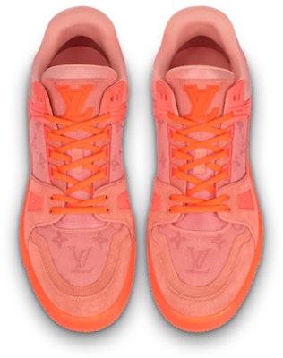 Louis Vuitton x Virgil Abloh Trainer Sneakers 'Virgil Peach' 1A8KCS Lookbook Louis Vuitton x Virgil Abloh Trainer Sneakers 'Virgil Peach' 1A8KCS