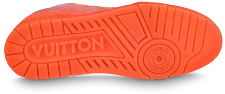 Louis Vuitton x Virgil Abloh Trainer Sneakers 'Virgil Peach' 1A8KCS Shop Louis Vuitton x Virgil Abloh Trainer Sneakers 'Virgil Peach' 1A8KCS