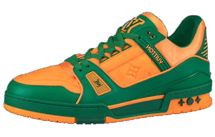 Buy 路易威登运动鞋'橙绿色' 1A8WFN