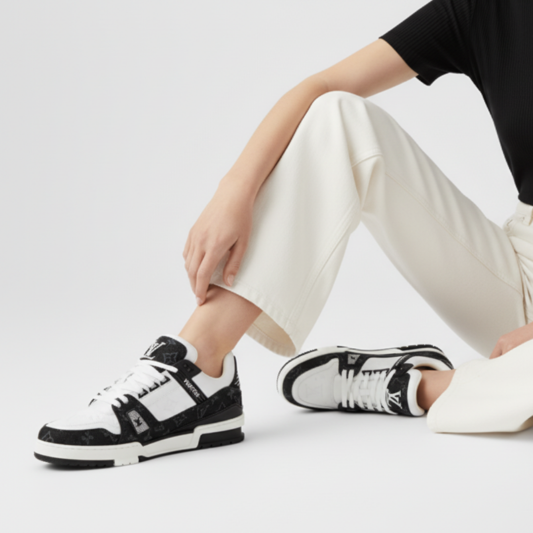 Buy Louis Vuitton Trainer 'Panda' 1A9JG9 Novelship