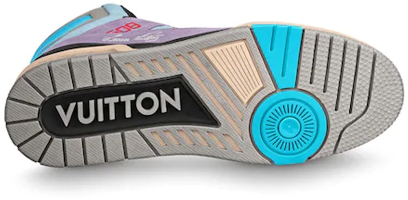 Zapatillas Louis Vuitton Trainer Tobillo 'Morado Rojo Azul' 1A7R0 Shop Zapatillas Louis Vuitton Trainer Tobillo 'Morado Rojo Azul' 1A7R0