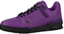 Louis Vuitton Kasut Trainer 'Ungu dengan Hitam' 1A9FJM
