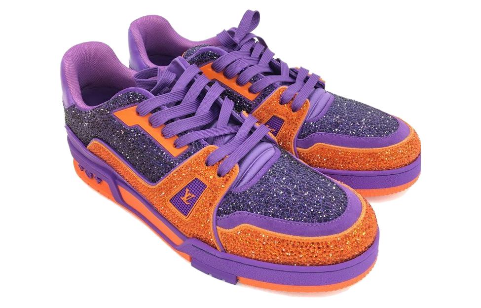 Order 루이비통 트레이너 보라색/오렌지 1AA6QD