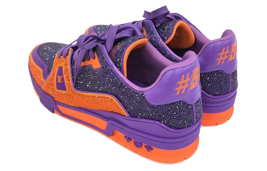 Lookbook 루이비통 트레이너 보라색/오렌지 1AA6QD