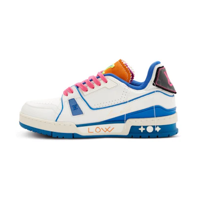 LV Trainers 'White Pink Blue for Saint-Tropez'