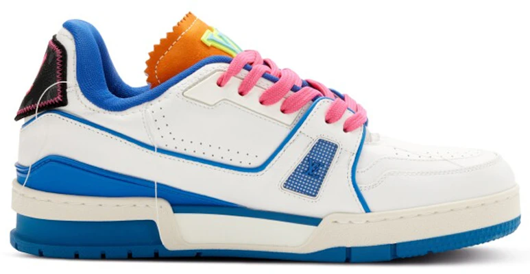 루이비통 생트로페 화이트 핑크 블루 트레이너 1A9DCE Order 루이비통 생트로페 화이트 핑크 블루 트레이너 1A9DCE