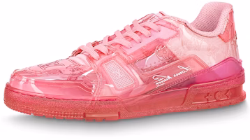 Louis Vuitton Trainer Sneakers 'Pink PVC' 1A8KJM Louis Vuitton Trainer Sneakers 'Pink PVC' 1A8KJM
