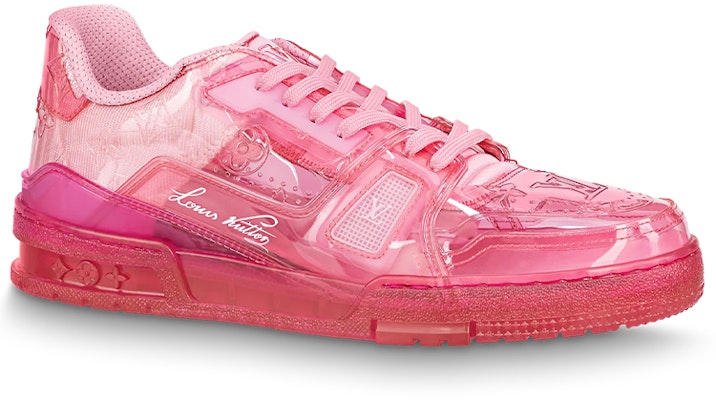 Louis Vuitton Kasut Trainer 'Pink PVC' 1A8KJM Order Louis Vuitton Kasut Trainer 'Pink PVC' 1A8KJM