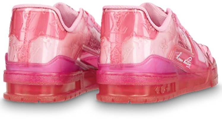 Louis Vuitton Kasut Trainer 'Pink PVC' 1A8KJM Shop Louis Vuitton Kasut Trainer 'Pink PVC' 1A8KJM