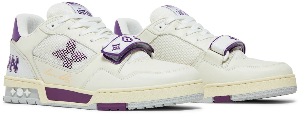 路易威登教練鞋 '紫色網眼' 1A98W4 Cheap 路易威登教練鞋 '紫色網眼' 1A98W4