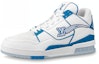 Buy Louis Vuitton 路易威登 Trainer 小牛皮 籃球風格運動鞋 白藍