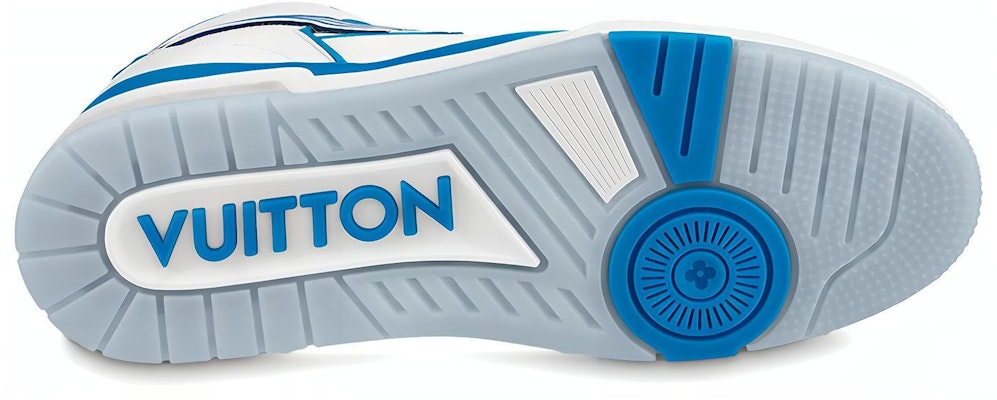 Louis Vuitton 路易威登 Trainer 小牛皮 籃球風格運動鞋 白藍 Shop Louis Vuitton 路易威登 Trainer 小牛皮 籃球風格運動鞋 白藍