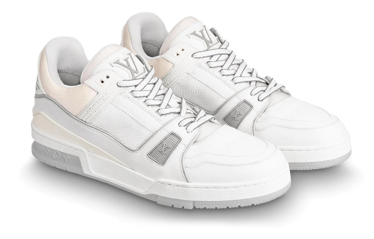Lookbook Louis Vuitton Trainer 'Denim Blanco' 1A5PZO