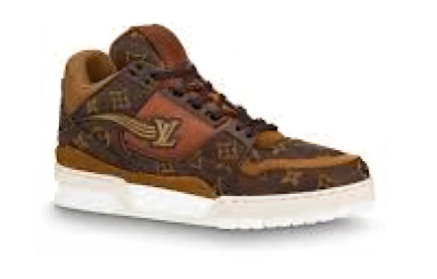 Order 루이비통 트레이너 모노그램 앵클 스니커즈 (브라운) 1A8A9S