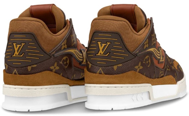 루이비통 트레이너 모노그램 앵클 스니커즈 (브라운) 1A8A9S Lookbook 루이비통 트레이너 모노그램 앵클 스니커즈 (브라운) 1A8A9S