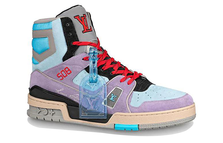 Order LOUIS VUITTON 球鞋 皮革 潮流百搭 圓頭 時尚板鞋 男款 紫色