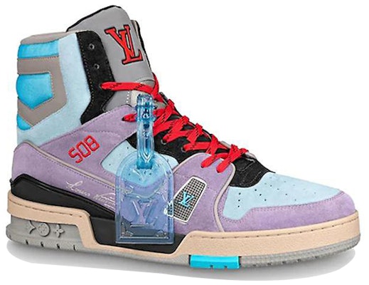 루이비통 트레이너 스니커즈 '퍼플 레드 블루' 1A7R0 Order 루이비통 트레이너 스니커즈 '퍼플 레드 블루' 1A7R0