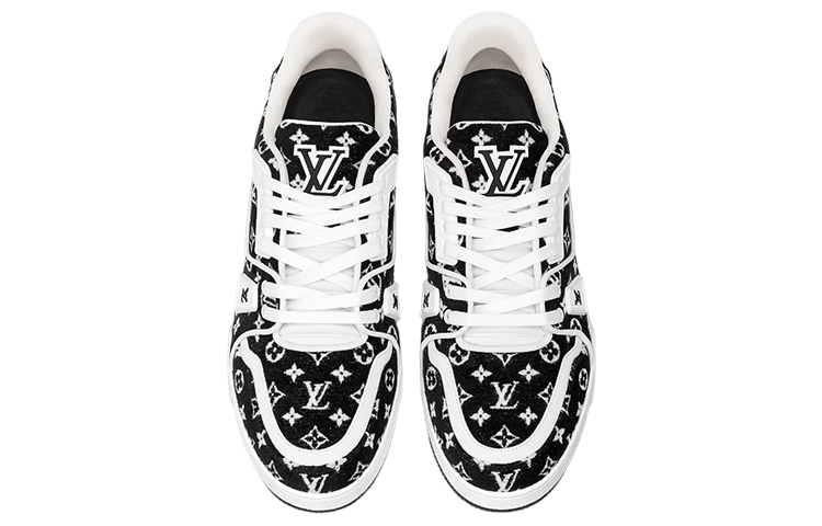 LV Trainer Black Monogram Textile 圖 3