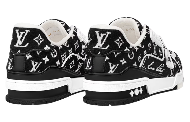 LV Trainer Black Monogram Textile 圖 4
