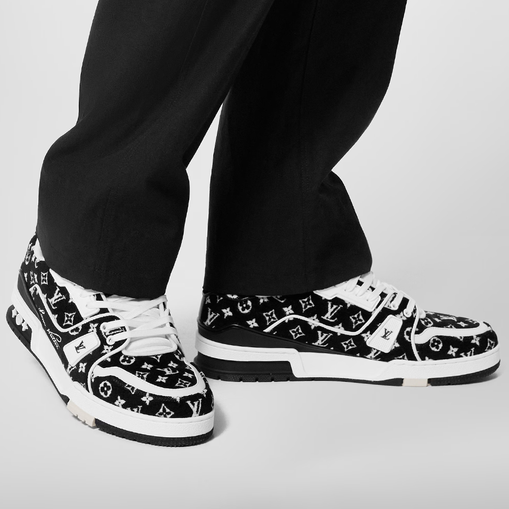 LV Trainer Black Monogram Textile 圖 6