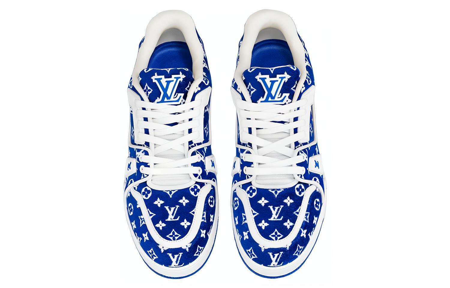 LV Trainer Blue Monogram Textile 圖 2