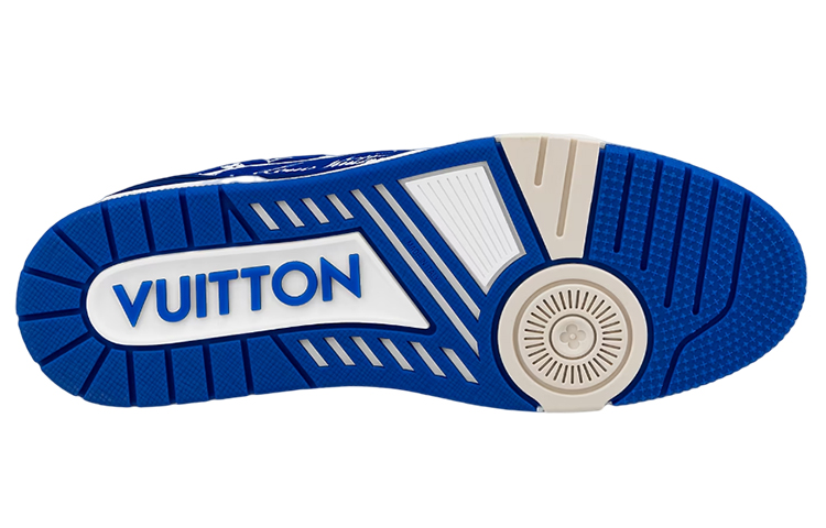 LV Trainer Blue Monogram Textile 圖 4