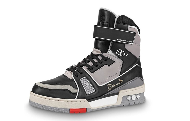 Louis Vuitton Trainer Boots 'Grey Black' 1A54I