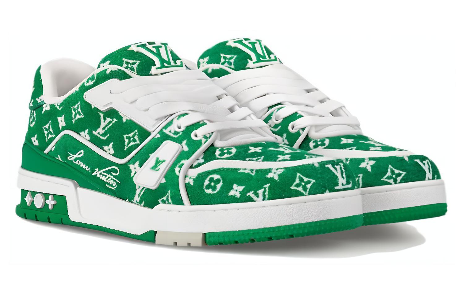 LV Trainer Green Monogram Textile 圖 2