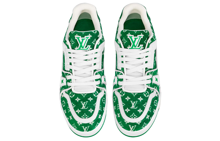 LV Trainer Green Monogram Textile 圖 3