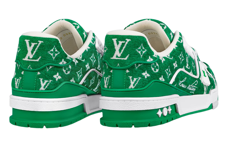 LV Trainer Green Monogram Textile 圖 4