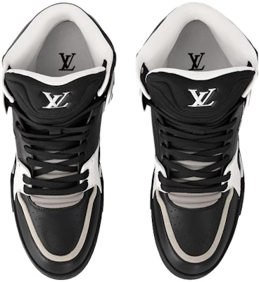 Louis Vuitton Trainer High 'Hitam' 1ABLT6 Lookbook Louis Vuitton Trainer High 'Hitam' 1ABLT6