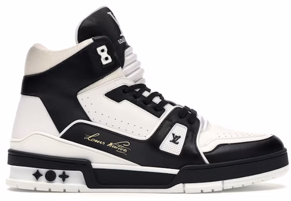 Louis Vuitton Trainer Tinggi 'Hitam Putih' 1A5QCL Buy Louis Vuitton Trainer Tinggi 'Hitam Putih' 1A5QCL
