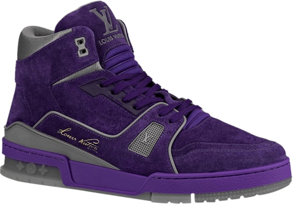 Louis Vuitton Sepatu Trainer Tinggi 'Ungu' 1A5DUA Buy Louis Vuitton Sepatu Trainer Tinggi 'Ungu' 1A5DUA