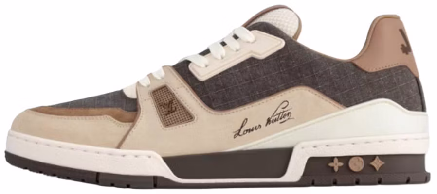 Sneakers Bassi Louis Vuitton Trainer in Pelle Marrone da Uomo 1AHTFG Buy Sneakers Bassi Louis Vuitton Trainer in Pelle Marrone da Uomo 1AHTFG