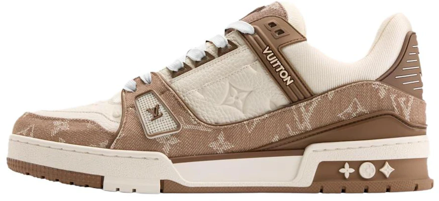 Sneakers Bassi Uomo Louis Vuitton in Pelle Beige Marrone Scarpe Casual 1AJAHB Buy Sneakers Bassi Uomo Louis Vuitton in Pelle Beige Marrone Scarpe Casual 1AJAHB