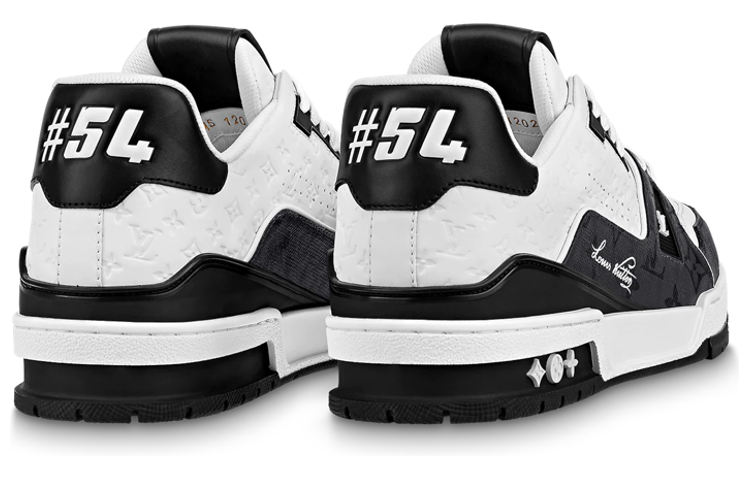 Lookbook 路易威登 Trainer Low '#54 Mini Monogram - 黑色' 1AANED